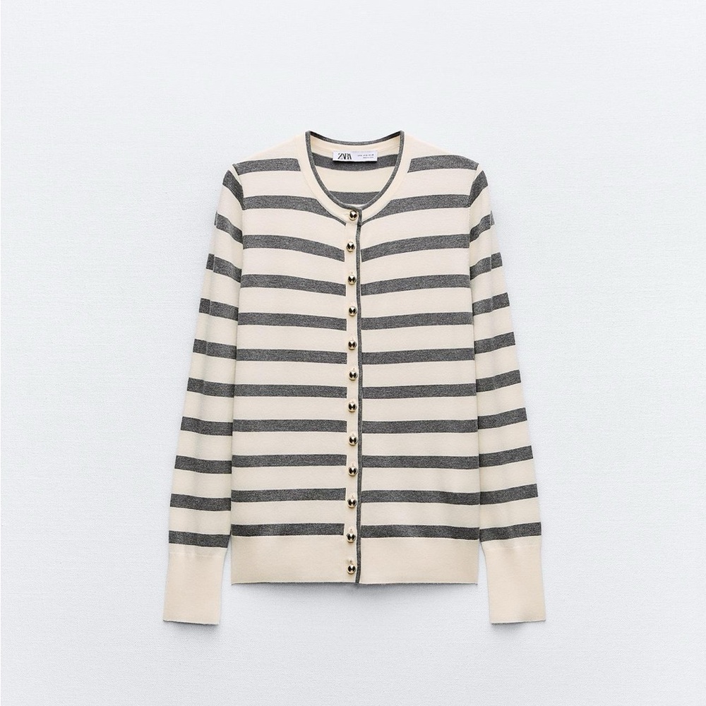 Zara Buttoned Knit Cardigan